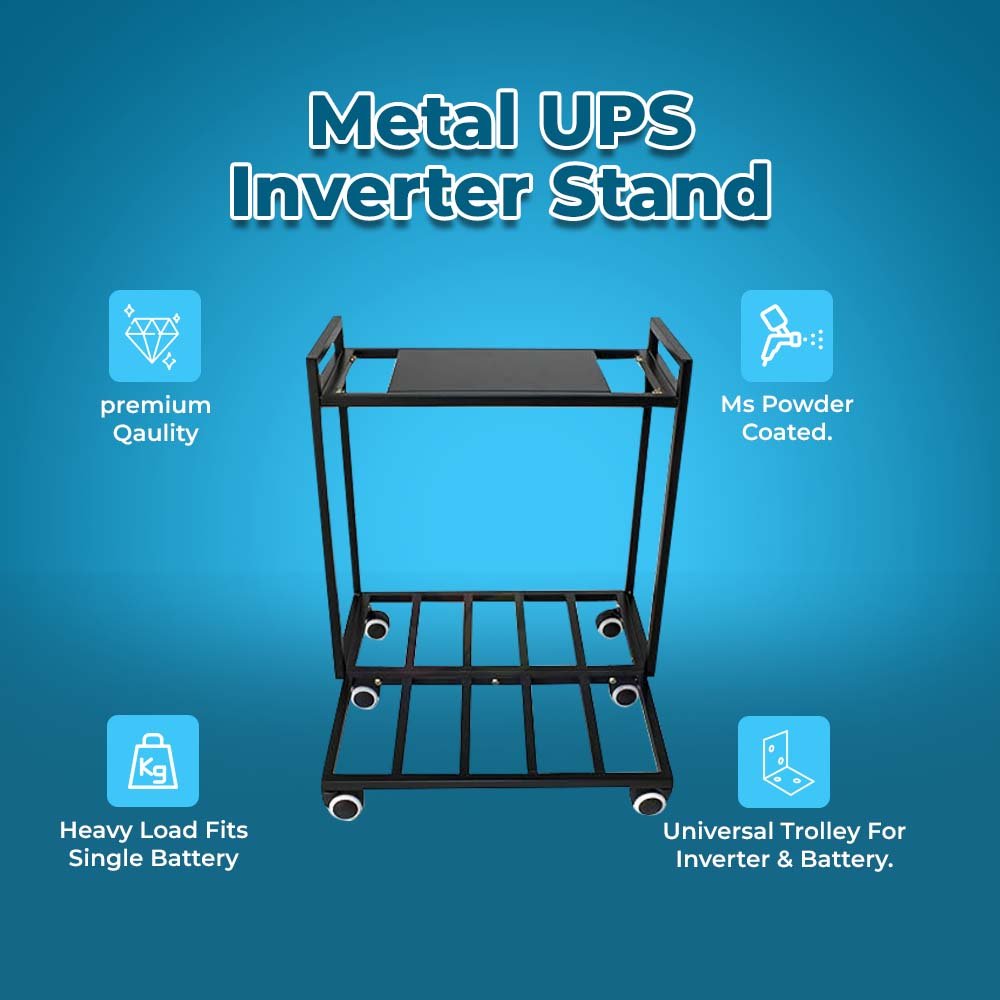 Metal UPS Inverter Stand for Double Battery – Stallion Series | FE9-9030 - Image 3