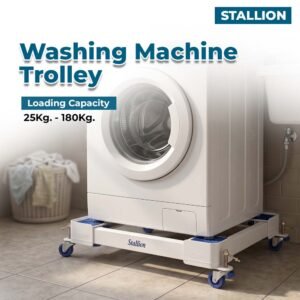 Heavy Load Washing Machine Trolley for 14Kg Machines – Stallion Series | FE9-9021